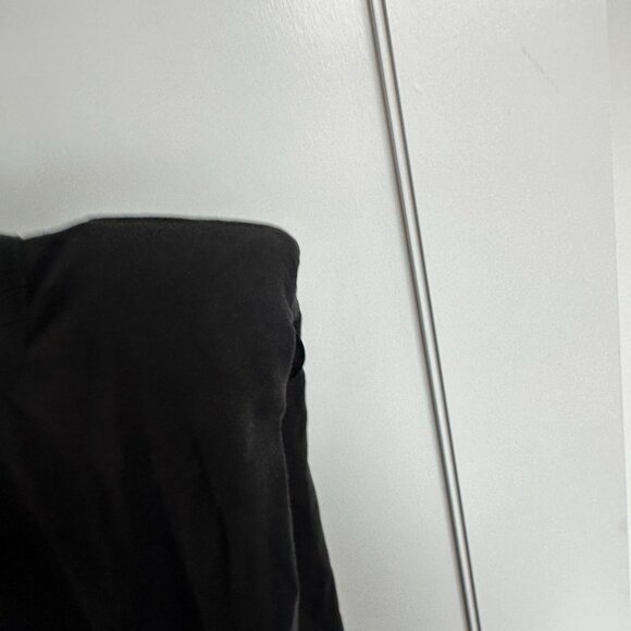 The Frankie Shop EVA Black Muscle Tee Cotton Sz Small Padded Shoulders Crew Neck - Picture 4 of 9